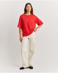 Toorallie - Extrafine Relaxed Knit Tee