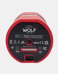 Wolf - Wolf Rocket Travel Watch Winder Red