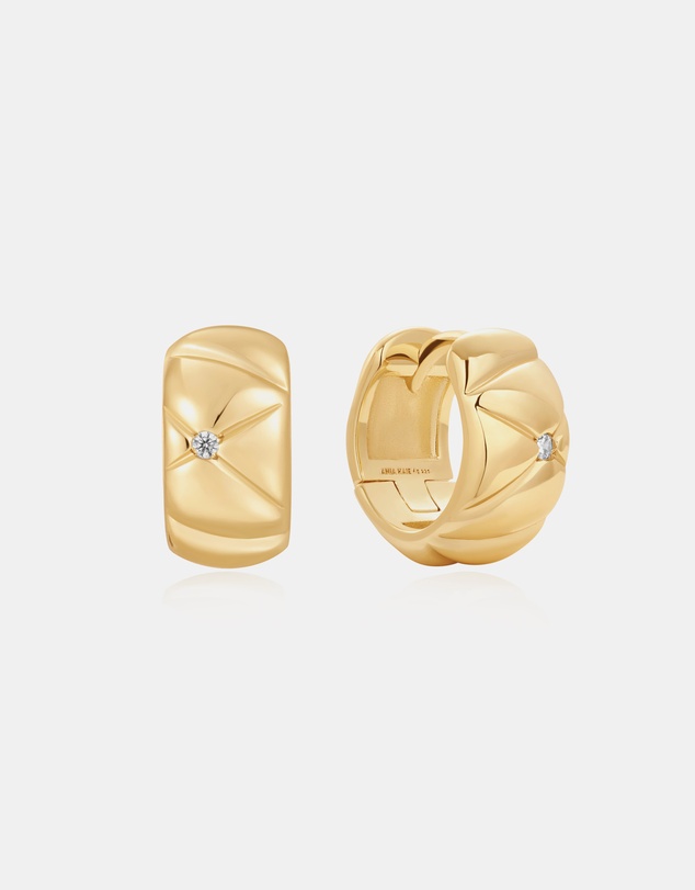 Ania Haie - Gold Kiss Hoops