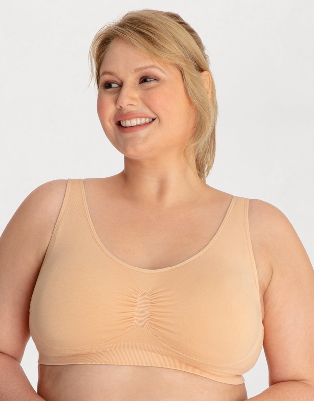 Ava & Audrey  - Underbliss by Ava & Audrey Seamless Bamboo Blend Comfort Wire-Free Bra