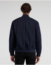 Calibre - Padded Nylon Bomber Jacket Navy