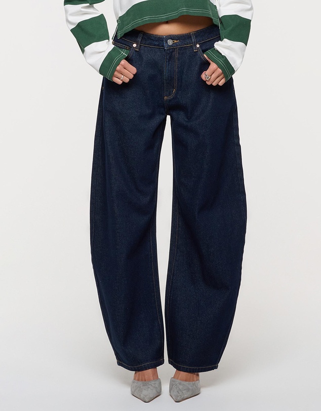 Abrand - 95 Barrel Crop Jeans - ICONIC EXCLUSIVE