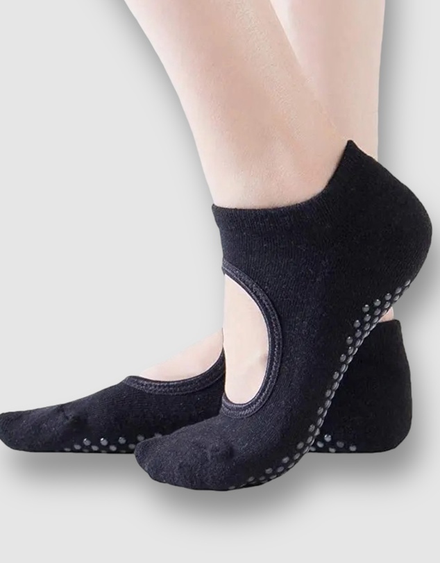 High Heel Jungle - Peek Pilates Yoga Grip Socks - 3 Pack