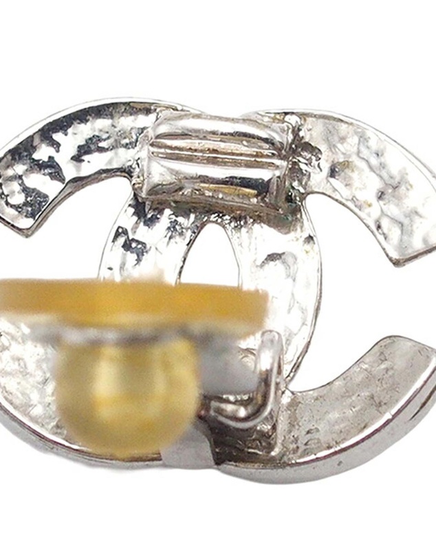 Pre-Loved by Azura Reborn - Pre-Loved Silver Plated CC Clip on Earrings