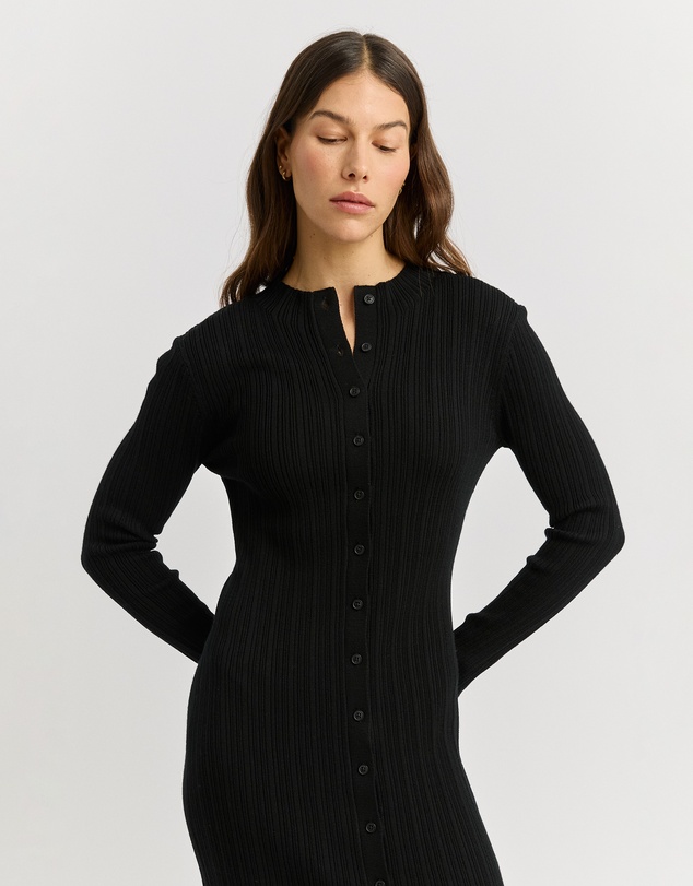 Toorallie - Variegated Rib Cardigan Dress
