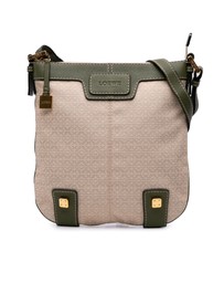 Pre-Loved by Azura Reborn - Pre-Loved Anagram Canvas New Road Crossbody