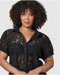 Sunday In The City - Love Lost Lace Shirt