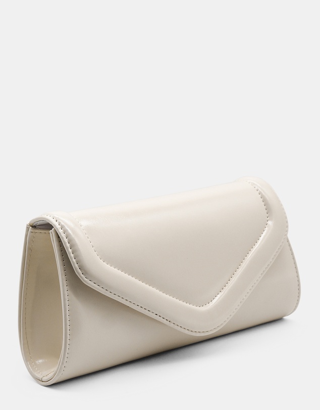 Morgan & Taylor - Cleo Clutch in Creamy White