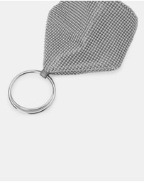Olga Berg - Bianca Ball Mesh Handle Bag