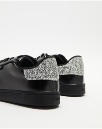 Holster - Stardust Glitter Sneakers - Black Silver - Women's