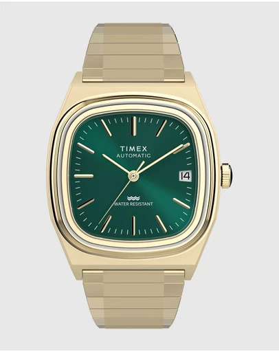 TIMEX - Timex® Automatic 1983 E Line 34mm Stainless Steel Expansion Band Watch