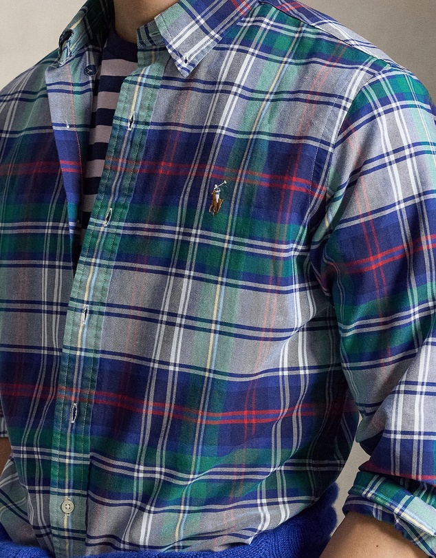 Polo Ralph Lauren - Custom Fit Plaid Oxford Shirt