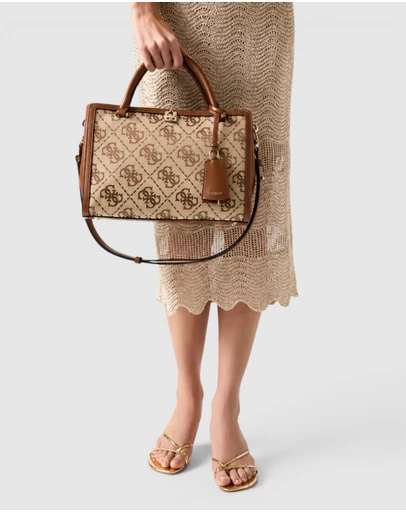 GUESS - Audrey Logo Girlfriend Satchel