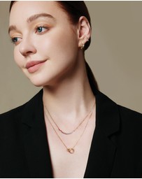 Ania Haie - Gold Arc Pave Necklace