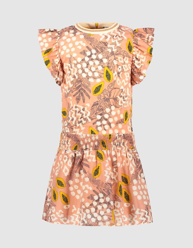 Like FLO - Papaya Print Dress - Kids-Teens