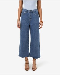 Forcast - Windsor Cropped Wide Leg Jeans