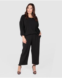Love Your Wardrobe - Livia Crop Straight Leg Pants