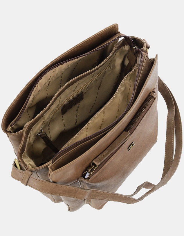 Pierre Cardin - Pierre Cardin Leather Cross Body Bag