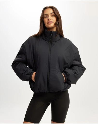 Cotton On Body Active - Ultra Light Padded Bomber Jacket