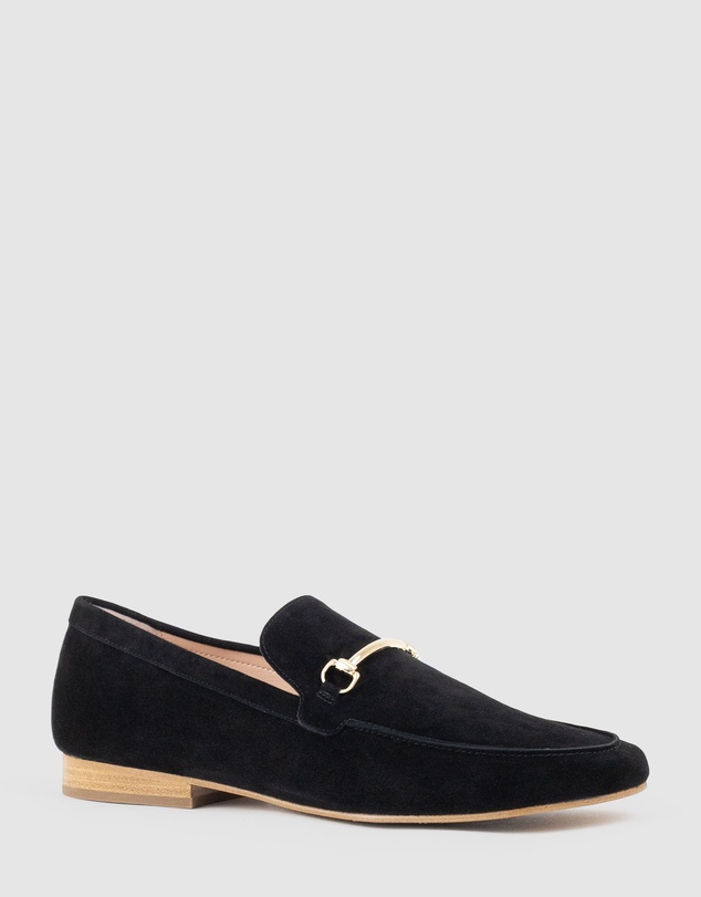 Edward Meller - GARNET Moccasin with Bar Trim