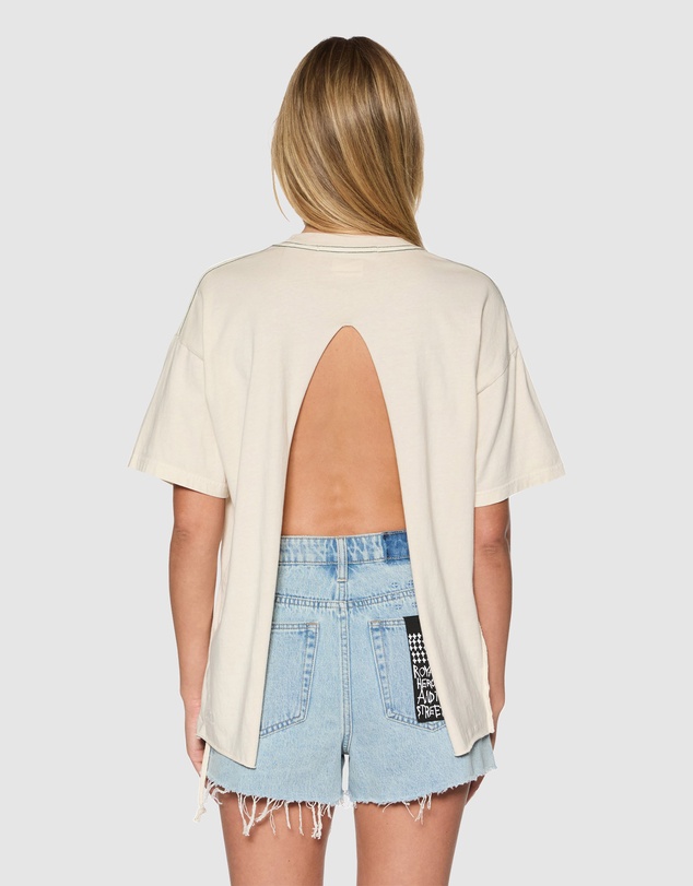 Ksubi - Sketch Oh G Tee Slice Ecru