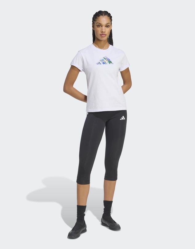 adidas Sportswear - FLORAL REGULAR GRAPHIC T-SHIRT Womens