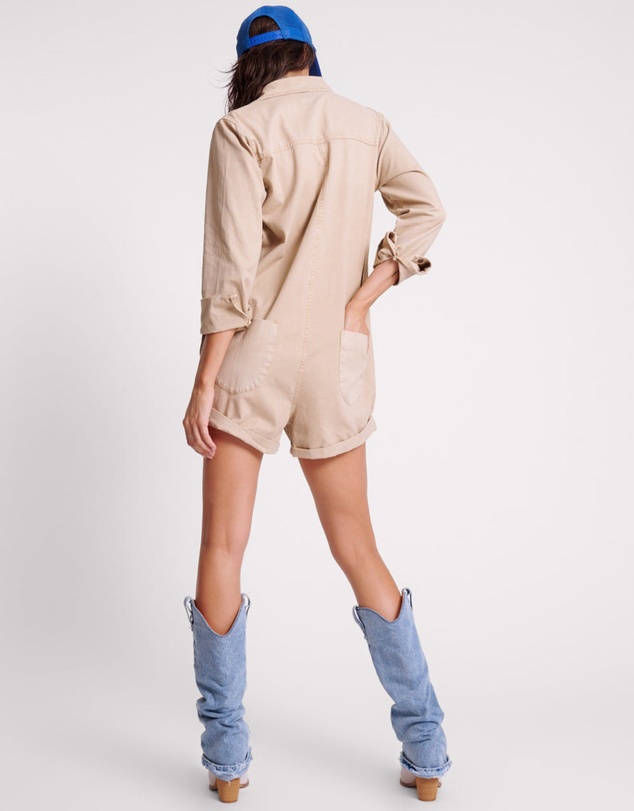 ONE TEASPOON - Stone Canvas Prophecy Jumpsuit