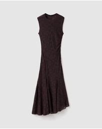 M.N.G - Asymmetric Lace Dress