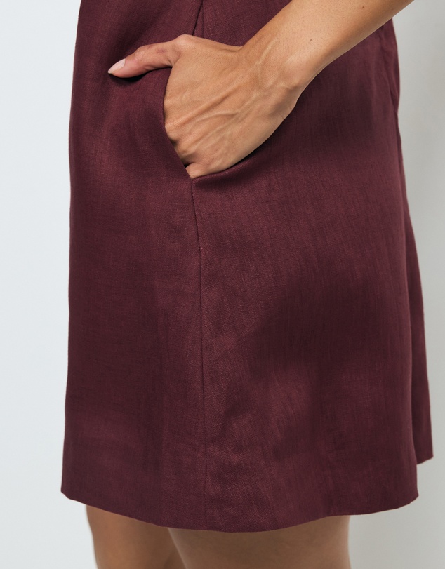 AERE - Haisley Linen Mini Dress