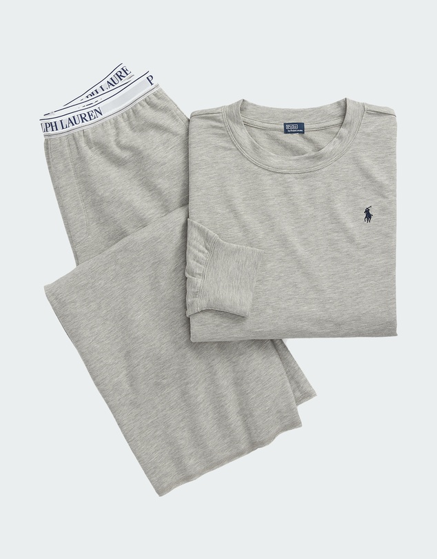 Polo Ralph Lauren - Club Terry Long Sleeve Cotton Jersey Pyjama Set