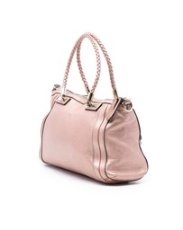 Pre-Loved by Azura Reborn - Pre-Loved Metallic Pebbled Calfskin Bella Satchel