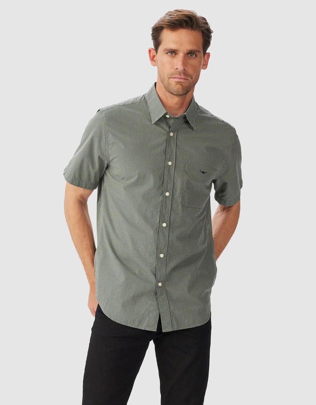 R.M.Williams - Parkes Regular Poplin SS Shirt