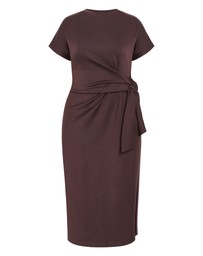 City Chic - Mae Side Tie Midi Dress