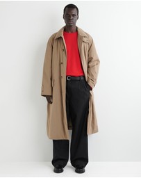 COS - Relaxed Jersey Interlock Long Sleeve T-Shirt