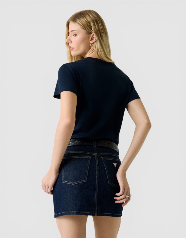 GUESS - GUESS JEANS Mini Triangle Short Sleeve Logo Tee