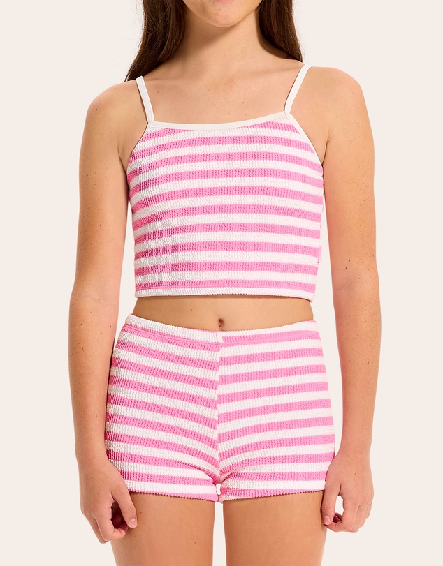 Seafolly - Textured Tankini Set - Teens