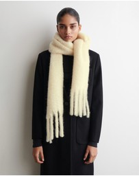 COS - Fringed Brushed-Mohair Scarf