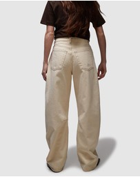 TOPSHOP - Barrel Mid Rise Jeans