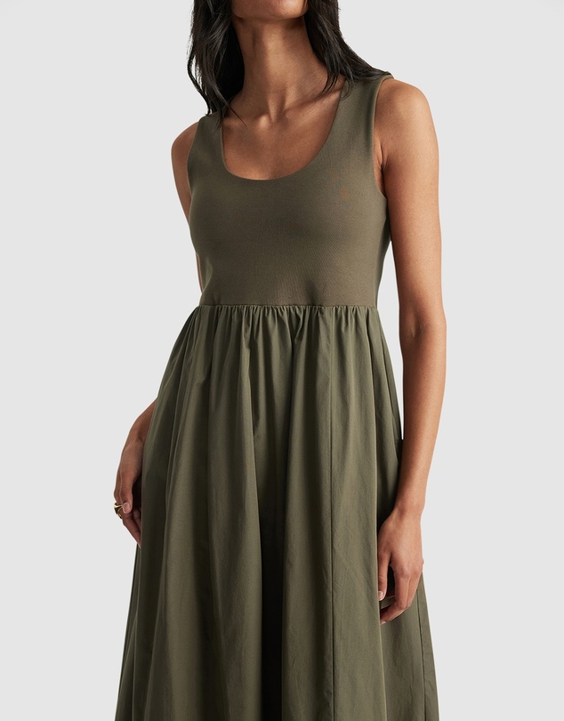 Decjuba - Lucie Spliced Midi Dress