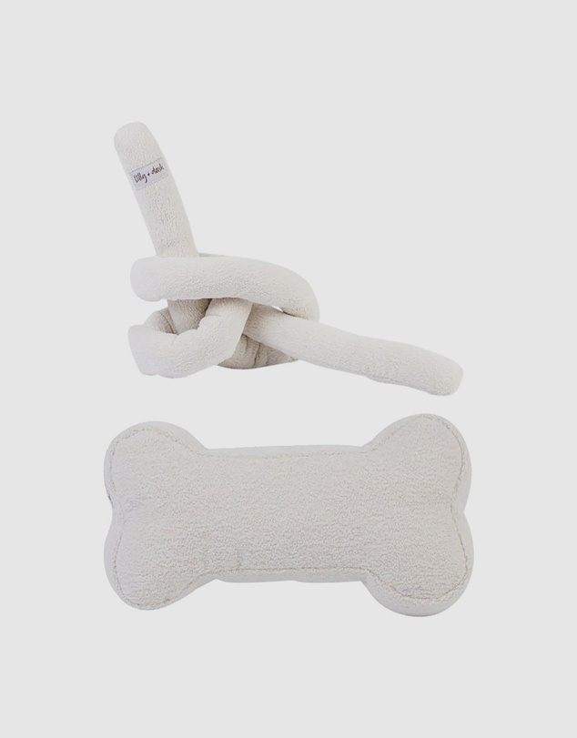 Lilly + Dash - Dog Toy Set - Milk