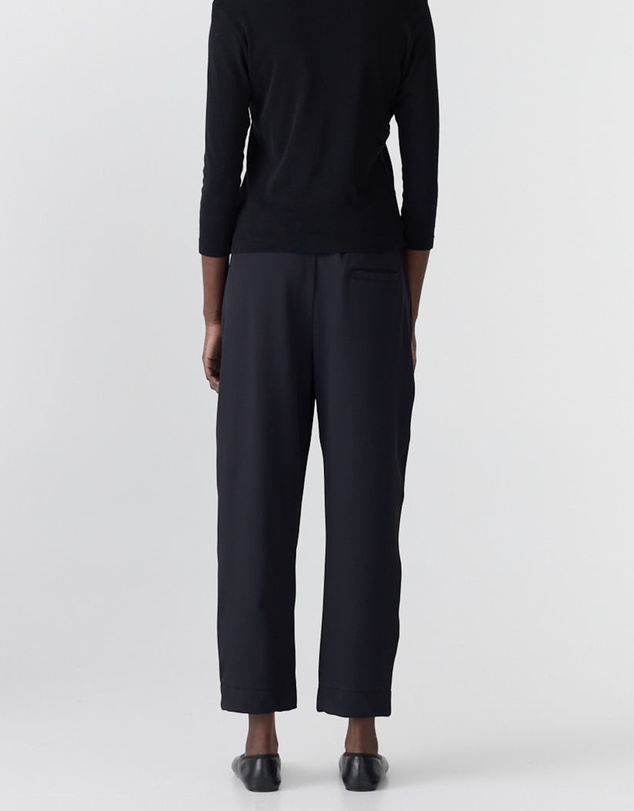 Bassike - Twill Pleat Pull On Pants