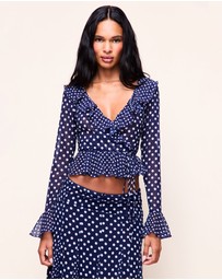 Guizio - Mallorca Ruffle Top