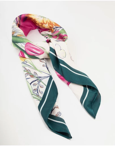 Lovisa - Multicoloured Flower Fabric Orchid Scarf