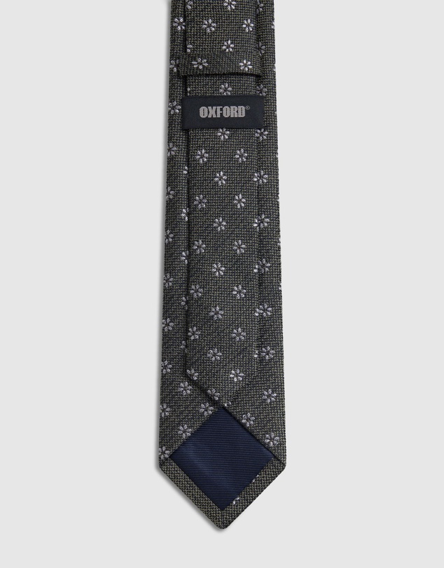 Oxford - Isaac Ditsy 7Cm Silk/Wool Tie