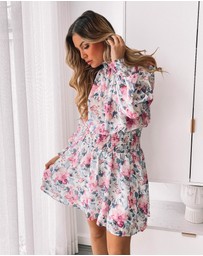 Esther & Co - Neary Dress - Violet Floral