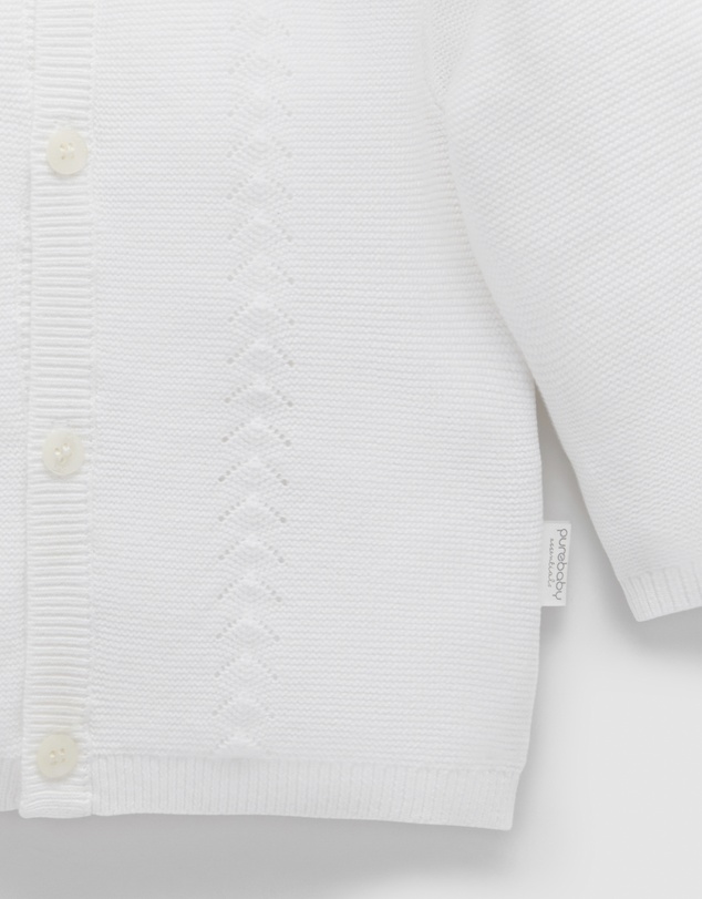 Purebaby - Essential Layette Cardigan - Babies