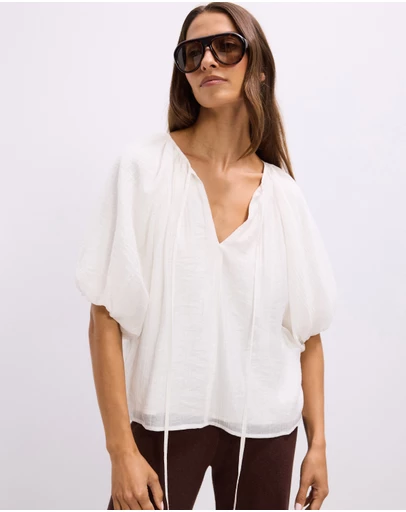 The Fated - Lila Puff Sleeve Blouse