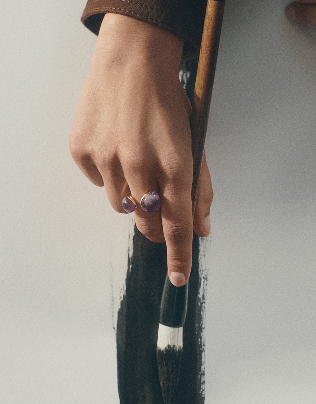 PDPAOLA - Amethyst Gravity Ring