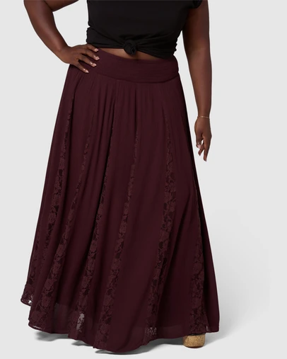 The Poetic Gypsy - Gilded Meadows Maxi Skirt