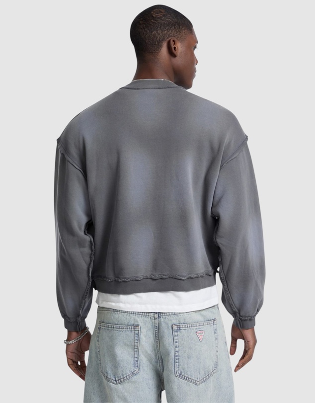 GUESS Originals - GUESS Originals Boxy Applique Crewneck Sweatshirt